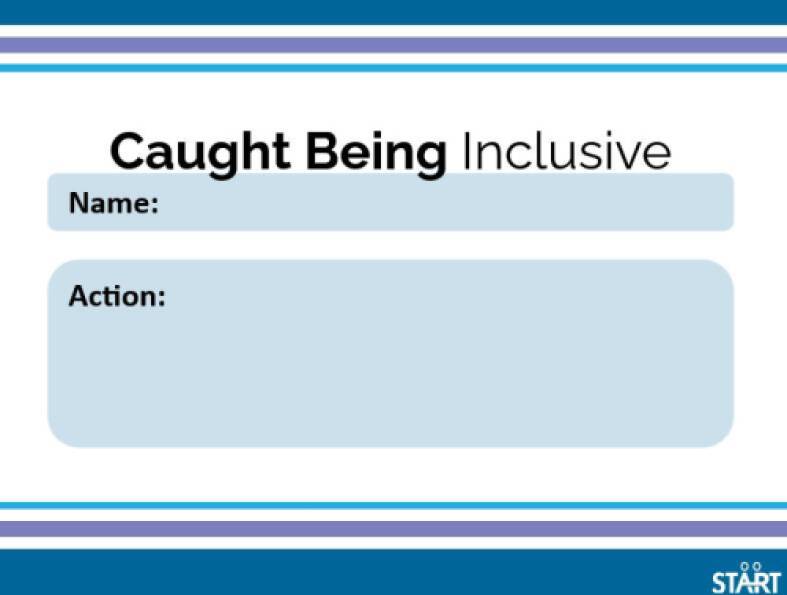 Caught Being Inclusive